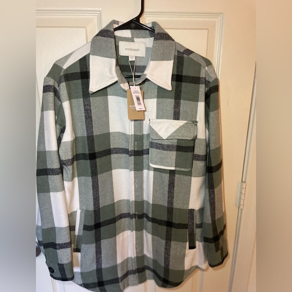 Ecothreads shacket Size S